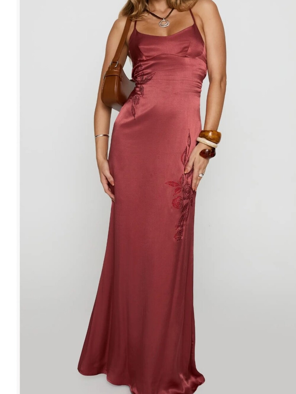 Princess Polly Catch You Up Beaded Maxi Dress